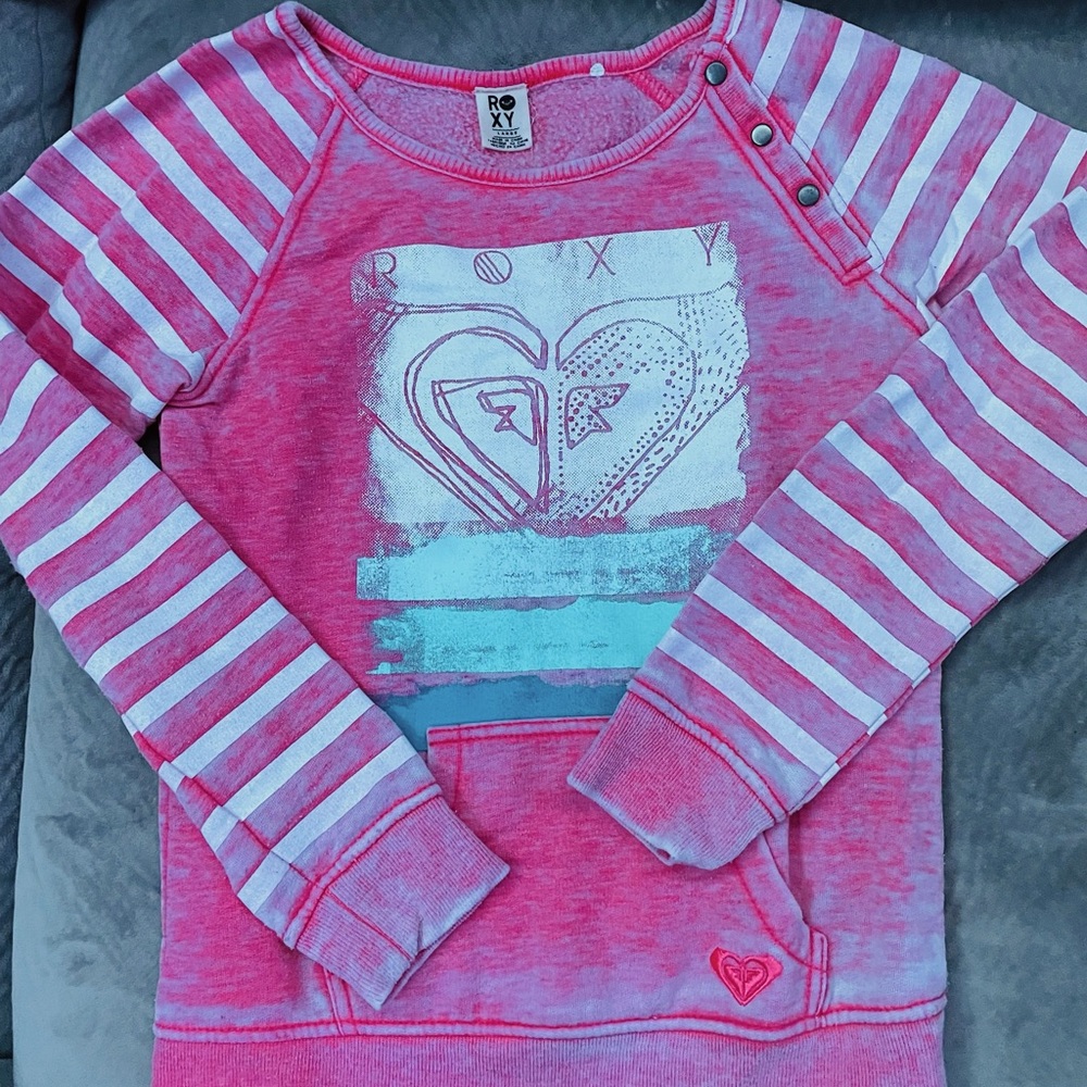 Girls Roxy long sleeve sweatshirt